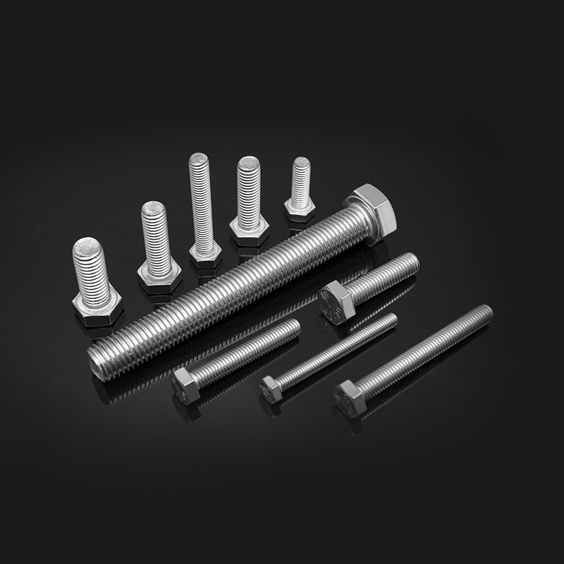 DIN 933 bolt kepala heksagon keluli tahan karat dengan utas penuh