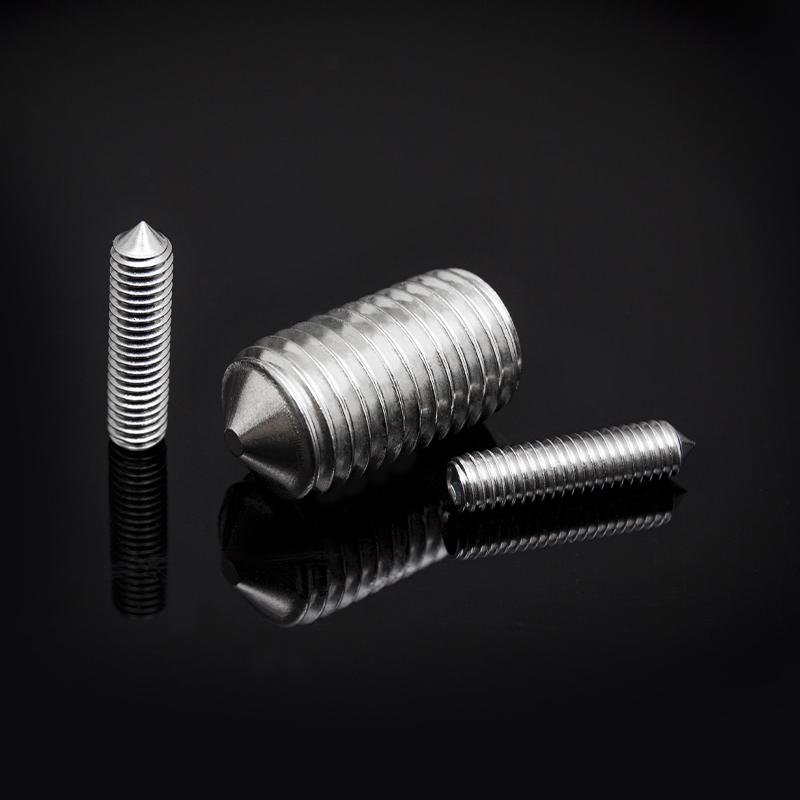 DIN914 SAINLEST HEXAGON SOCKET SET SCREWS WITH THE CONE POINT