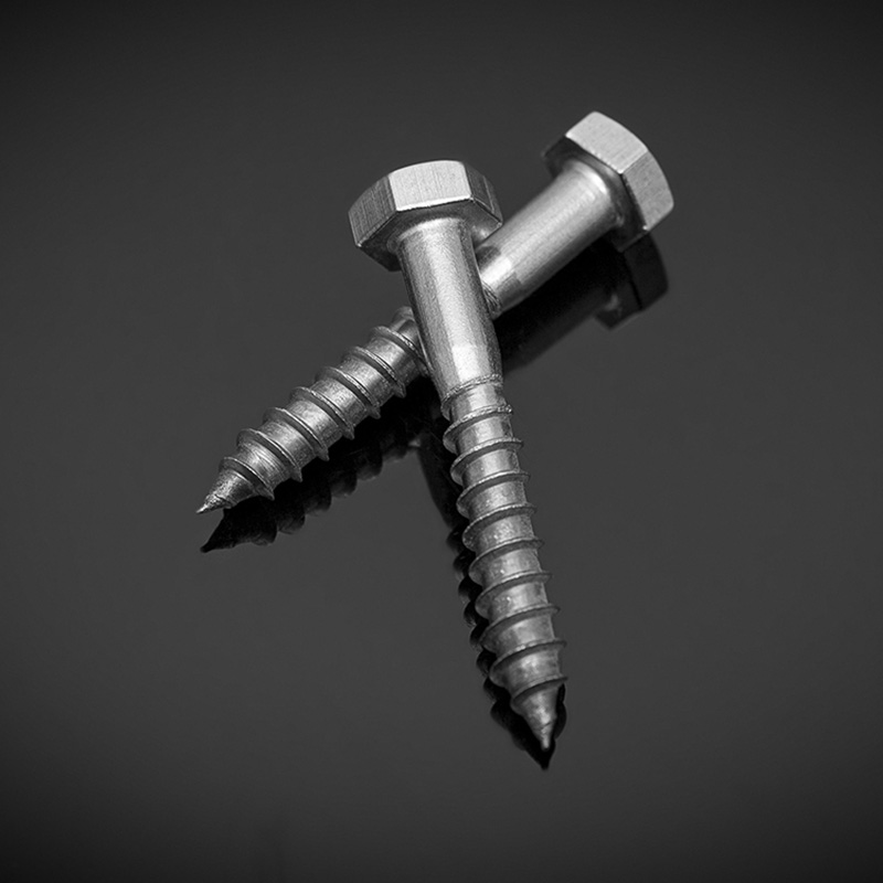 DIN571 Skru Kayu Kayu Heksagon Stainless DIN571 Skru Kayu Kayu Heksagon Stainless