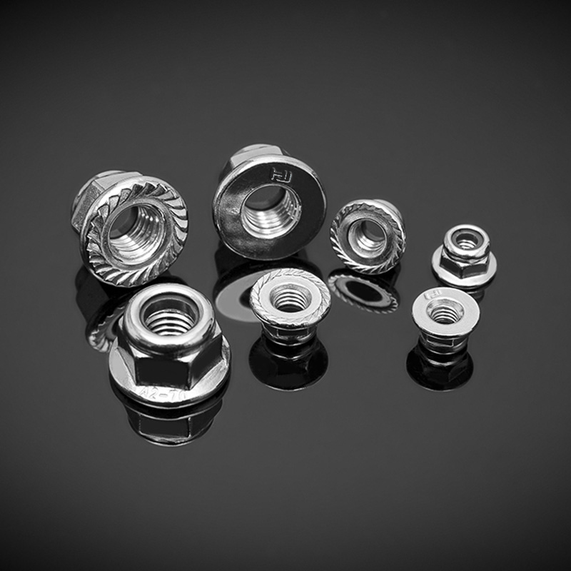 DIN6927 keluli tahan karat Kunci kunci flange non-logam DIN6927 keluli tahan karat Kunci kunci flange non-logam